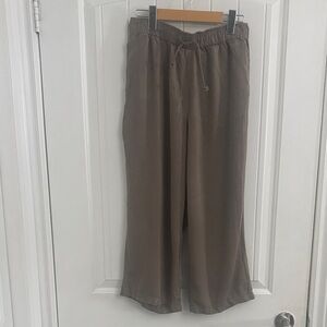 OAK + FORT Brown Wide Leg Pants